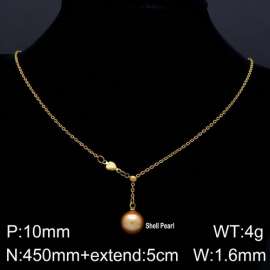 Shell Pearl Necklaces