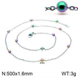 Colorful Plating Necklace