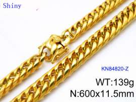 SS Gold-Plating Necklace