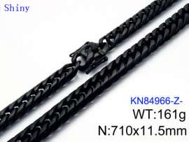 Stainless Steel Black-plating Necklace