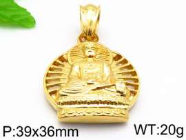 Stainless Steel Gold-plating Pendant