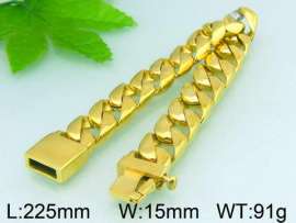 Stainless Steel Gold-plating Bracelet