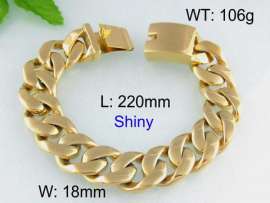 Stainless Steel Gold-plating Bracelet