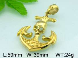 Stainless Steel Gold-plating Pendant