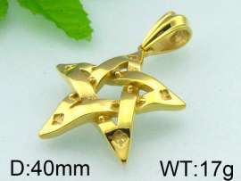 Stainless Steel Gold-plating Pendant