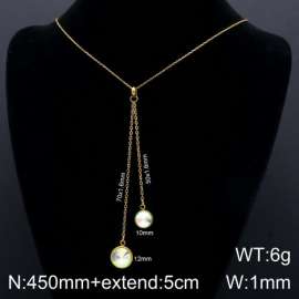 Stainless Steel Stone Necklace