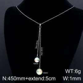 Stainless Steel Stone Necklace