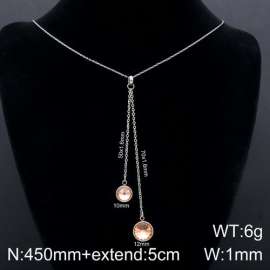 Stainless Steel Stone Necklace