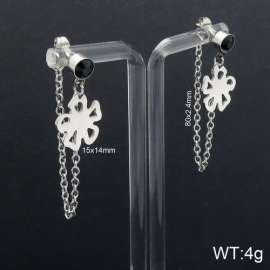 Stainless Steel Stone&Crystal Earring