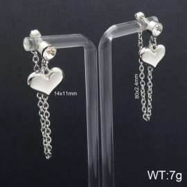 Stainless Steel Stone&Crystal Earring