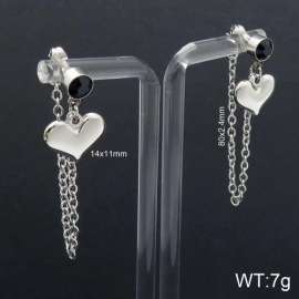 Stainless Steel Stone&Crystal Earring