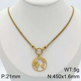 SS Gold-Plating Necklace