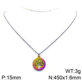 Colorful Plating Necklace