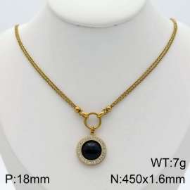 Stainless Steel Stone Necklace
