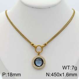 Stainless Steel Stone Necklace