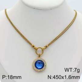 Stainless Steel Stone Necklace