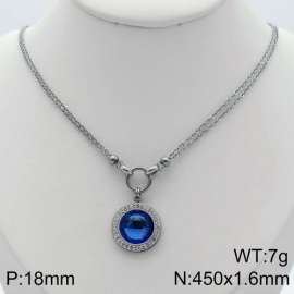 Stainless Steel Stone Necklace