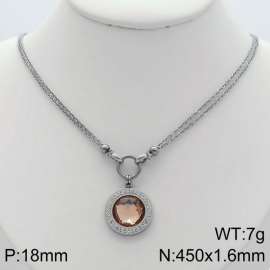 Stainless Steel Stone Necklace