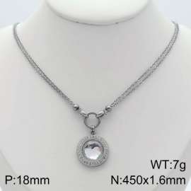 Stainless Steel Stone Necklace