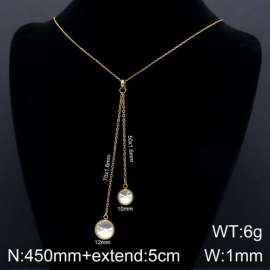 Stainless Steel Stone Necklace