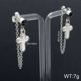 Stainless Steel Stone&Crystal Earring