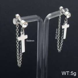 Stainless Steel Stone&Crystal Earring