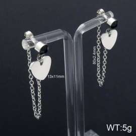 Stainless Steel Stone&Crystal Earring