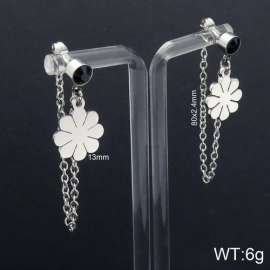 Stainless Steel Stone&Crystal Earring