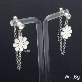 Stainless Steel Stone&Crystal Earring