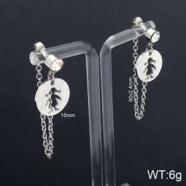 Stainless Steel Stone&Crystal Earring