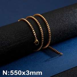 Staineless Steel Small Gold-plating Chain