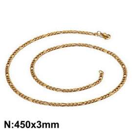 Staineless Steel Small Gold-plating Chain