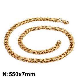 SS Gold-Plating Necklace