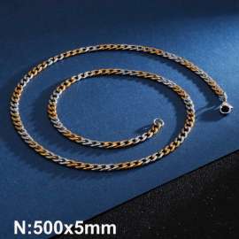 SS Gold-Plating Necklace
