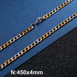 SS Gold-Plating Necklace