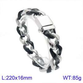 Stainless Steel Black-plating Bracelet