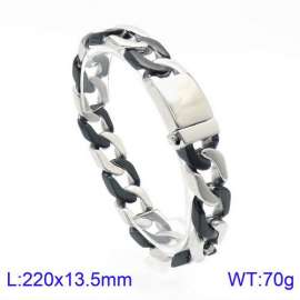 Stainless Steel Black-plating Bracelet