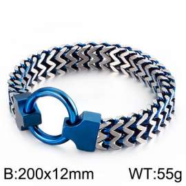 Stainless Steel Blue-plating Bracelet