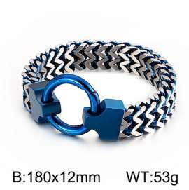 Stainless Steel Blue-plating Bracelet