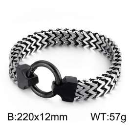 Stainless Steel Black-plating Bracelet