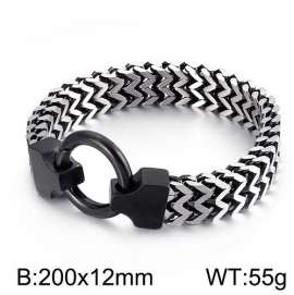 Stainless Steel Black-plating Bracelet