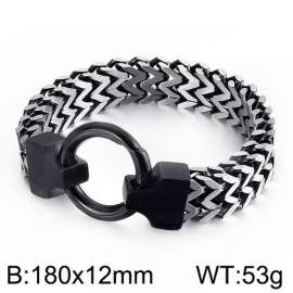 Stainless Steel Black-plating Bracelet