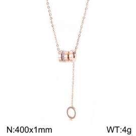 SS Rose Gold-Plating Necklace