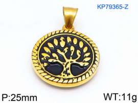 Stainless Steel Gold-plating Pendant