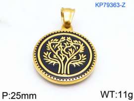 Stainless Steel Gold-plating Pendant