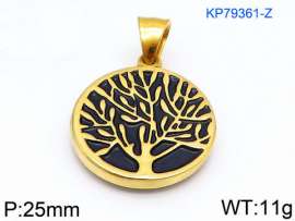 Stainless Steel Gold-plating Pendant