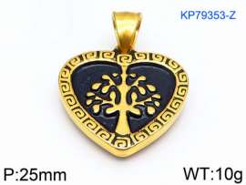 Stainless Steel Gold-plating Pendant