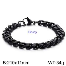 Stainless Steel Black-plating Bracelet