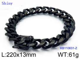 Stainless Steel Black-plating Bracelet