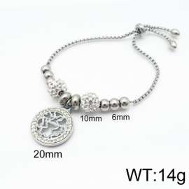 Stainless Steel Stone Bracelet